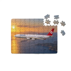 Turkish Airlines Airbus A340-300 Mediterranean Four Engine Legacy Printed Puzzles