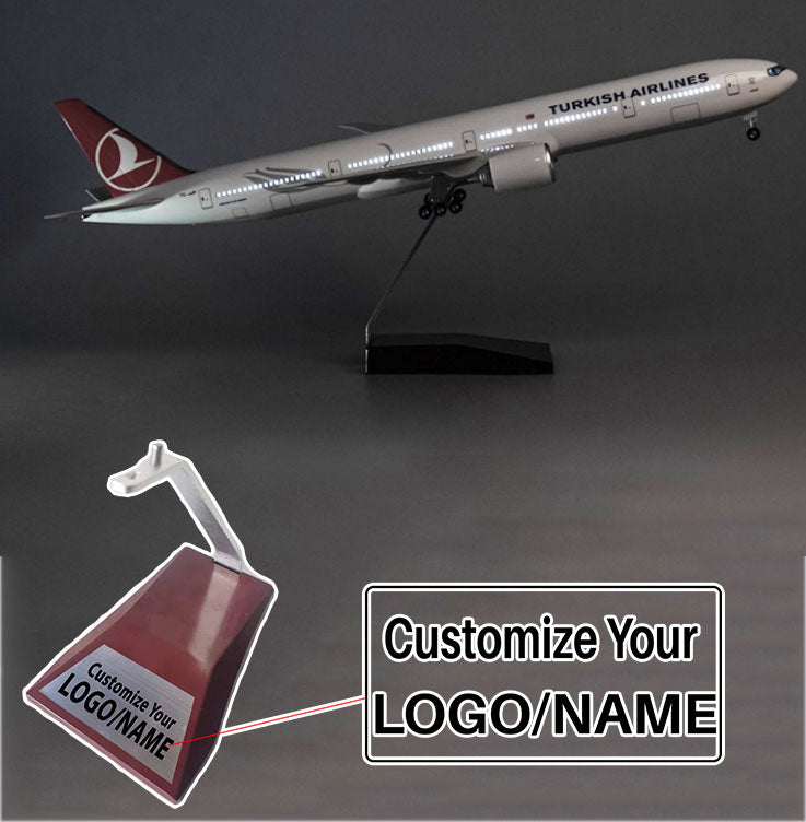 Turkish Airlines Boeing 777 Airplane Model (1/157 Scale)