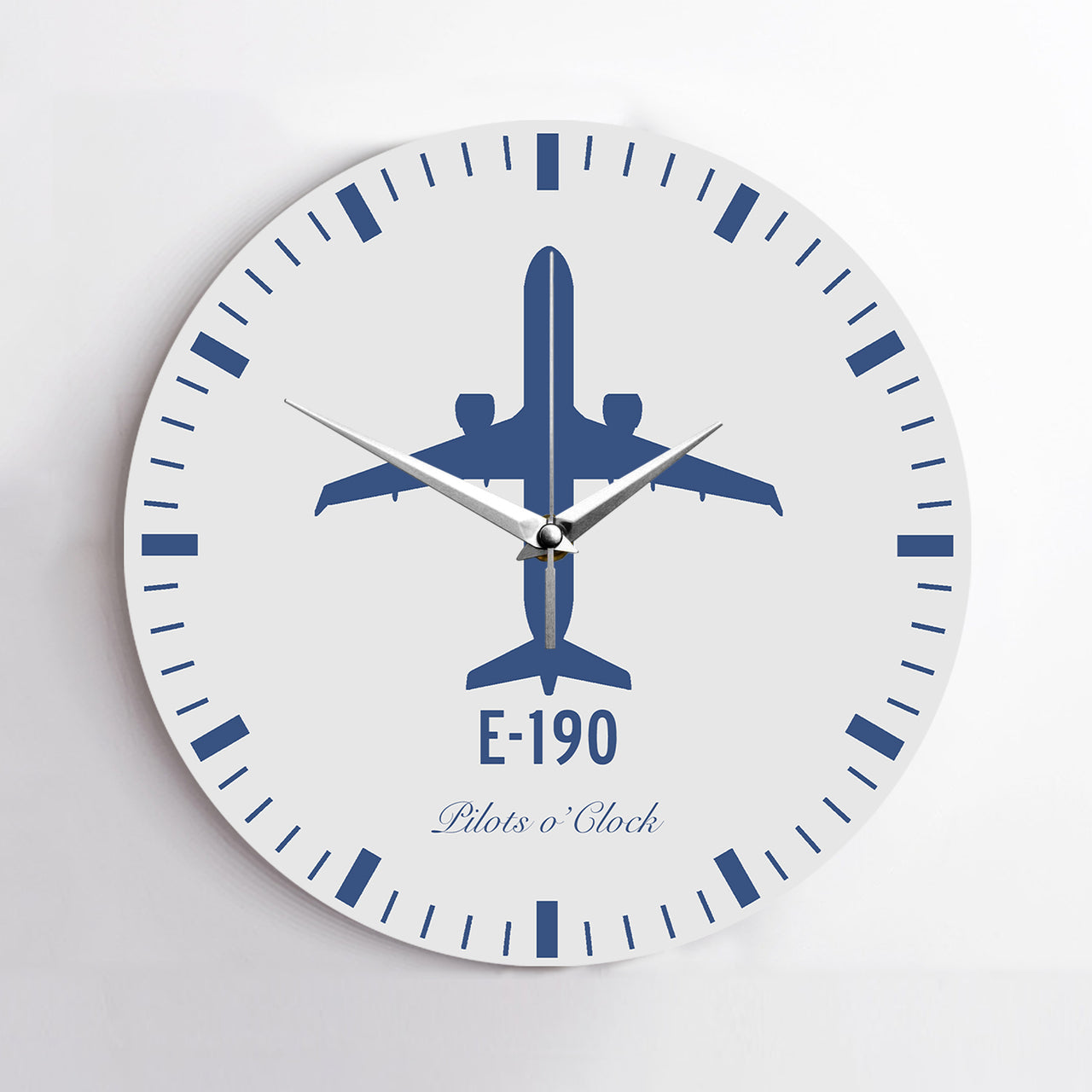 Embraer E-190 Printed Wall Clocks