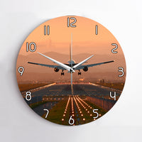 Thumbnail for Super Cool Landing During Sunset Designed Wall Clocks