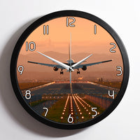 Thumbnail for Super Cool Landing During Sunset Designed Wall Clocks