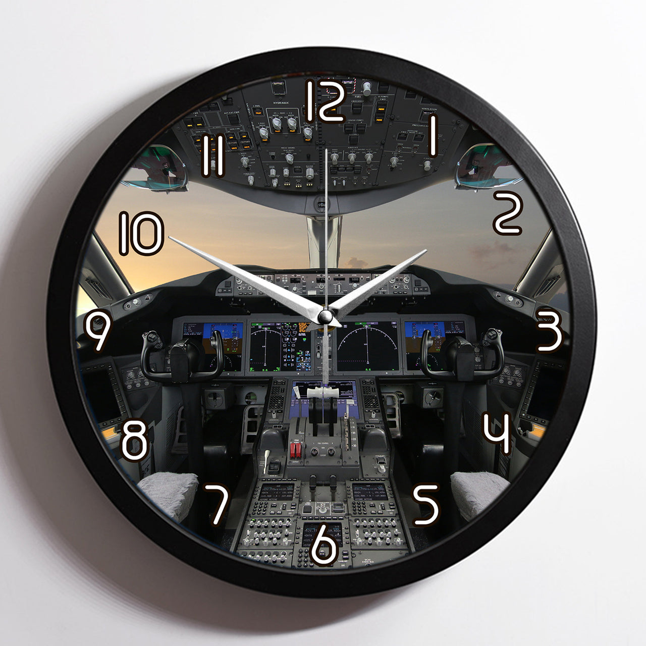 Boeing 787 Cockpit Designed Wall Clocks