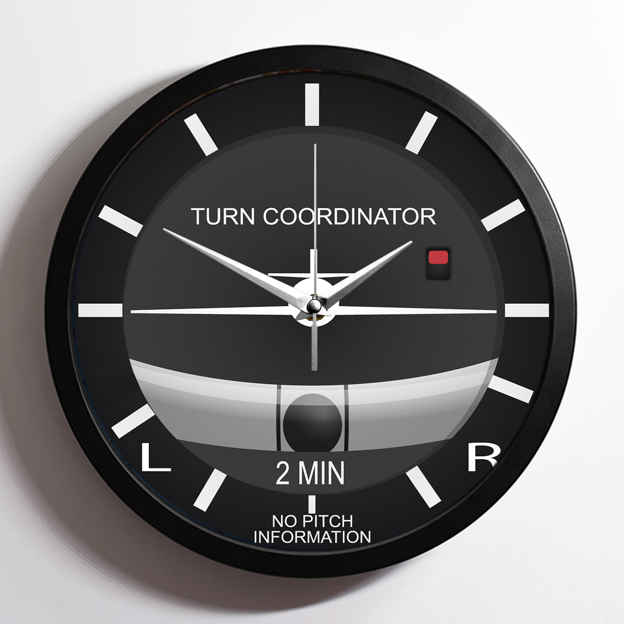 Turn Coordinator Designed Wall Clocks