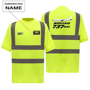 The Boeing 737Max Reflective Polo & T-Shirts