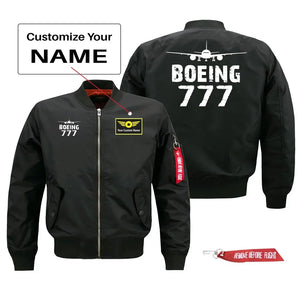 Boeing 777 Silhouette & Pilot Jackets (Customizable)