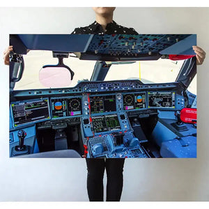 Airbus A350 Cockpit Printed Posters