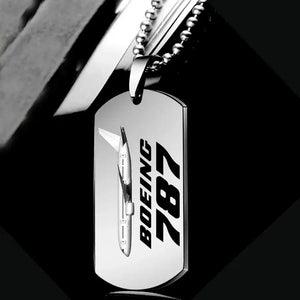 The Boeing 787 Stainless Steel Necklaces & Key Chains
