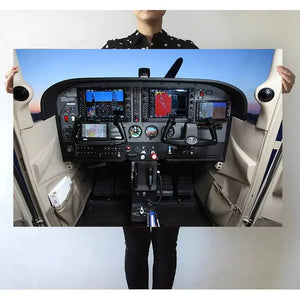 Cessna 172 Cockpit Printed Posters