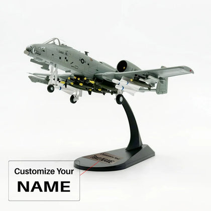 USAF A10 A-10 A-10C Thunderbolt II Edition Aircraft Fighter Airplane Model(1/100 Scale)