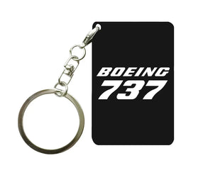 Boeing 737 & Text Designed Key Chains
