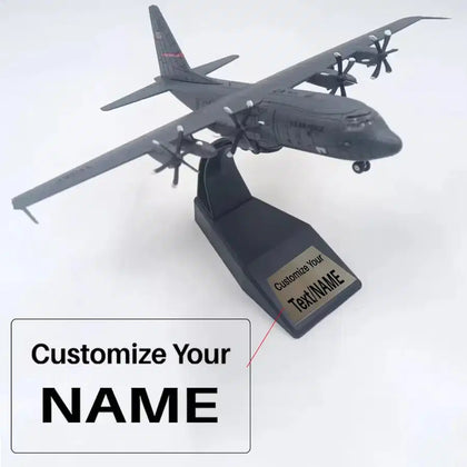 US Air Force C-130J Super Hercules Transport Aircraft Airplane Model Scale 1:200