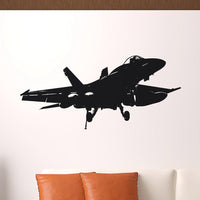 Thumbnail for Fighting Falcon F15 on Approach Designed Wall Sticker Aviation Shop 