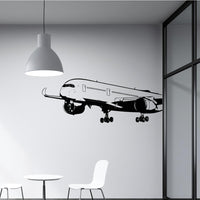 Thumbnail for Departing Airbus A350 Designed Wall Sticker Pilot Eyes Store 