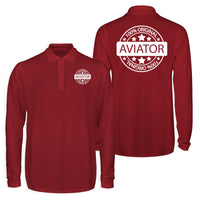 Thumbnail for 100 Original Aviator Designed Long Sleeve Polo T-Shirts (Double-Side)