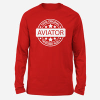 Thumbnail for %100 Original Aviator Designed Long-Sleeve T-Shirts