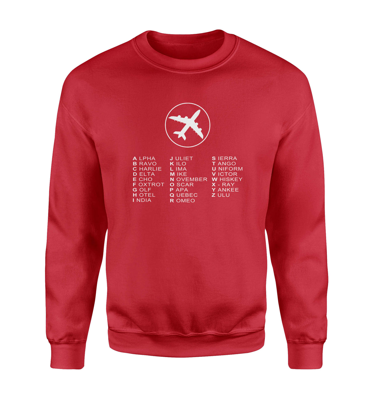 Aviation Alphabet 2 Designed Sweatshirts