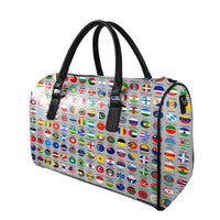 Thumbnail for 220 World's Flags Designed Leather Travel Bag