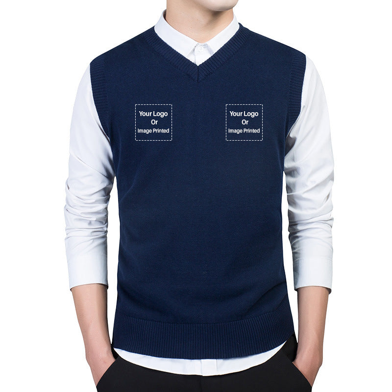 Custom 2 LOGOS Designed Sweater Vests