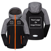 Thumbnail for Custom 3 LOGOS Children Polar Style Jackets