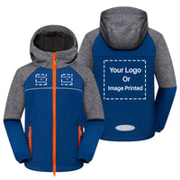 Thumbnail for Custom 3 LOGOS Children Polar Style Jackets