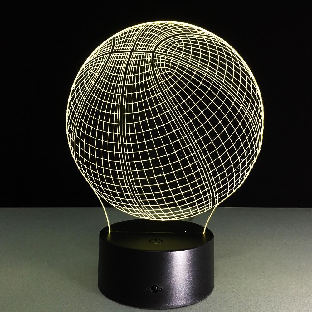 3D Basketball Designed Night Lamp