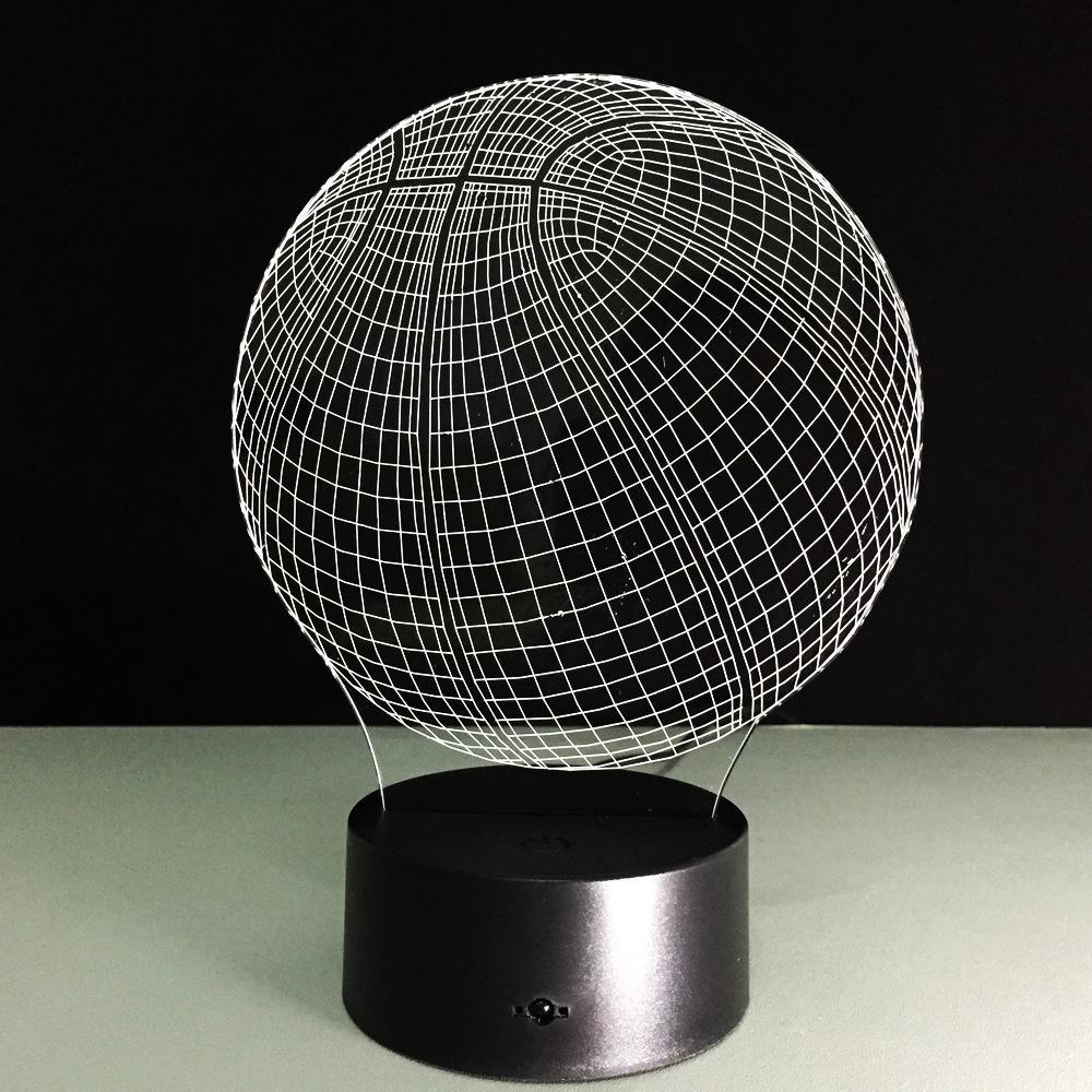 3D Basketball Designed Night Lamp