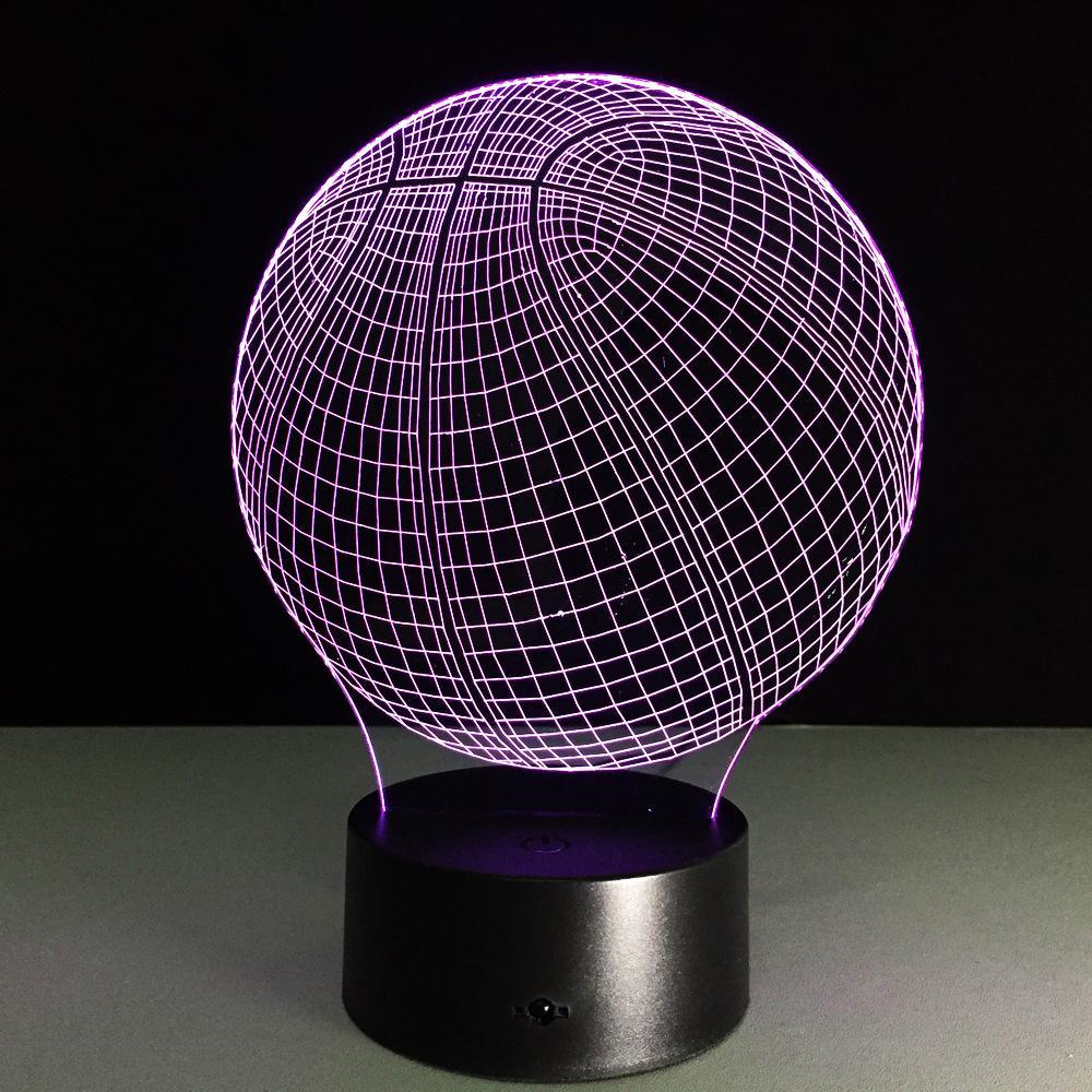 3D Basketball Designed Night Lamp