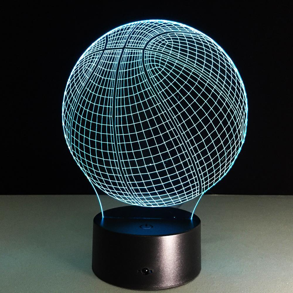 3D Basketball Designed Night Lamp
