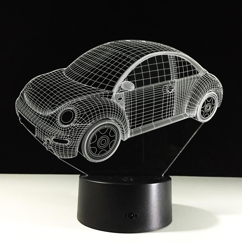 3D Cool Beetle Car Designed Night Lamp