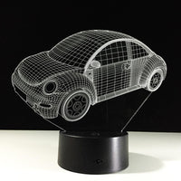 Thumbnail for 3D Cool Beetle Car Designed Night Lamp