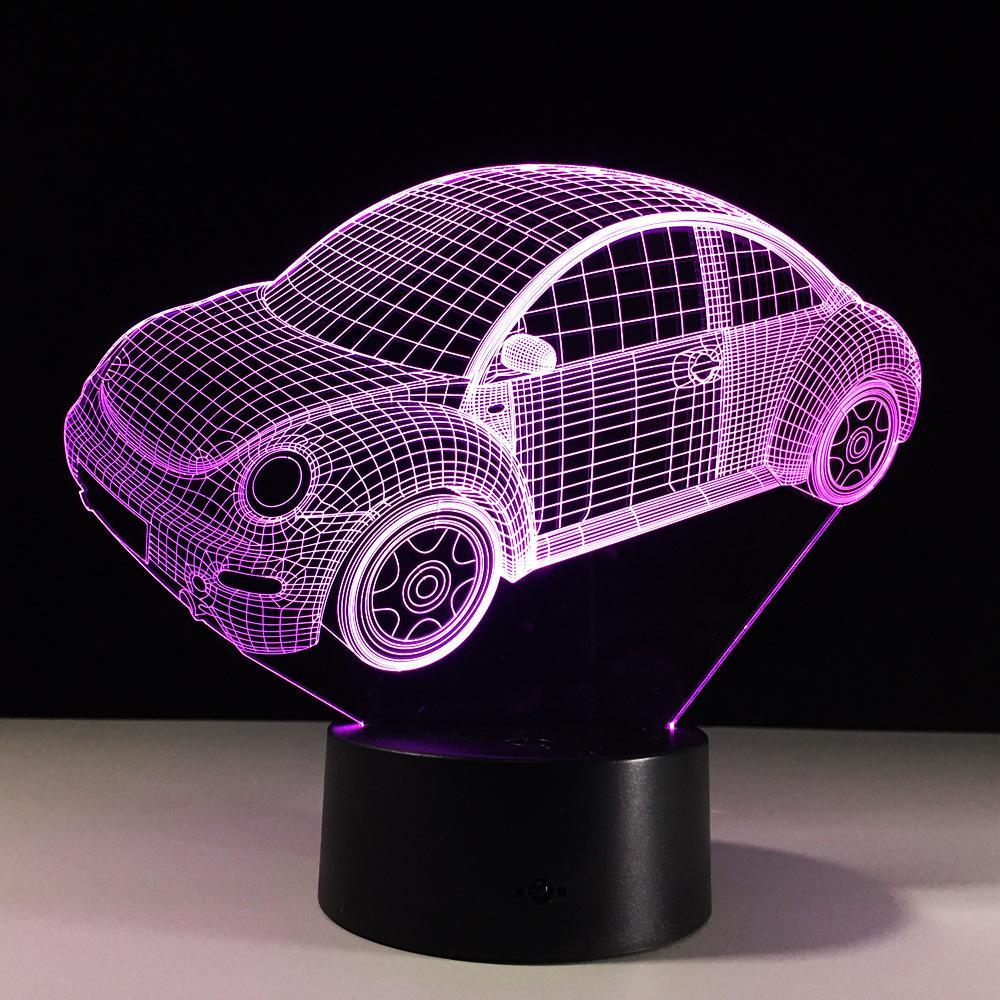 3D Cool Beetle Car Designed Night Lamp