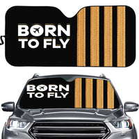 Thumbnail for Born to Fly & Pilot Epaulettes (4,3,2 Lines) Designed Car Sun Shade