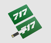 Thumbnail for 717 Flat Text Designed USB Cards