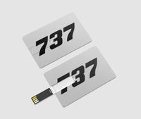 Thumbnail for 737 Flat Text Designed USB Cards