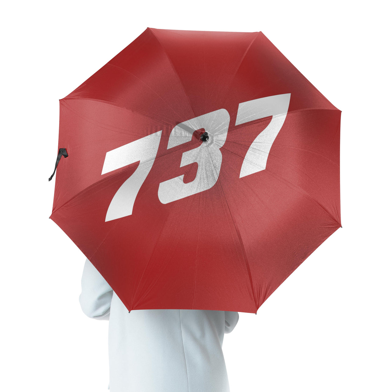 737 Flat Text Designed Umbrella