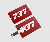 Thumbnail for 737 Flat Text Designed USB Cards