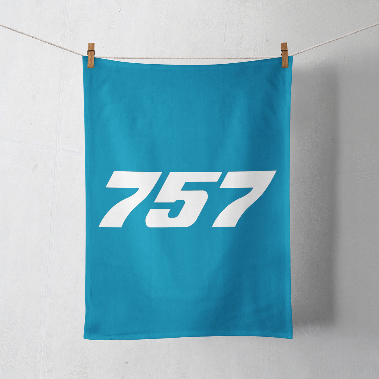 757 Flat Text Designed Towels