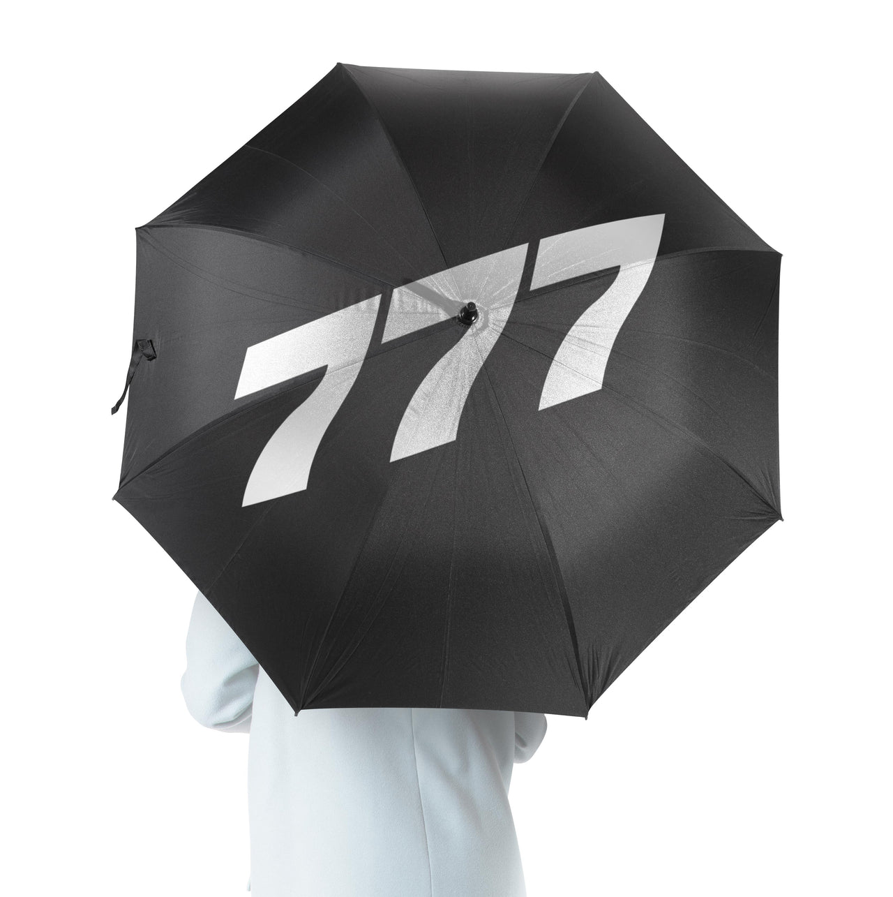 777 Flat Text Designed Umbrella