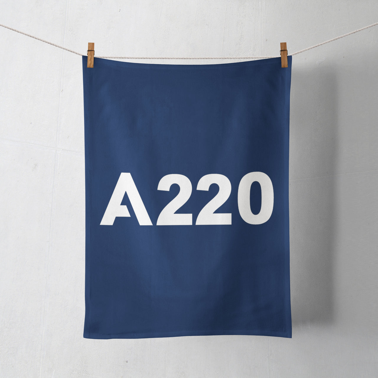A220 Flat Text Designed Towels