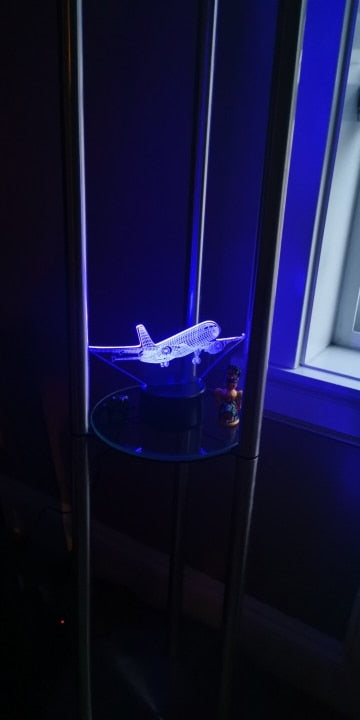 Super Realistic & Detailed Airplane Designed 3D Lamp