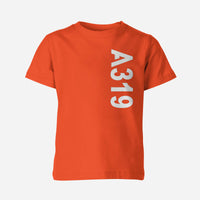 Thumbnail for A319 Side Text Designed Children T-Shirts