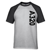 Thumbnail for A320 Side Text Designed Raglan T-Shirts