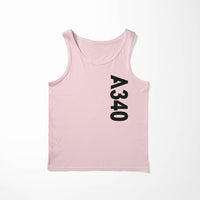 Thumbnail for A340 Side Text Designed Tank Tops