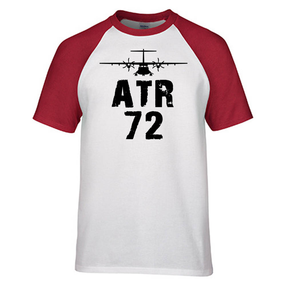 ATR-72 & Plane Designed Raglan T-Shirts