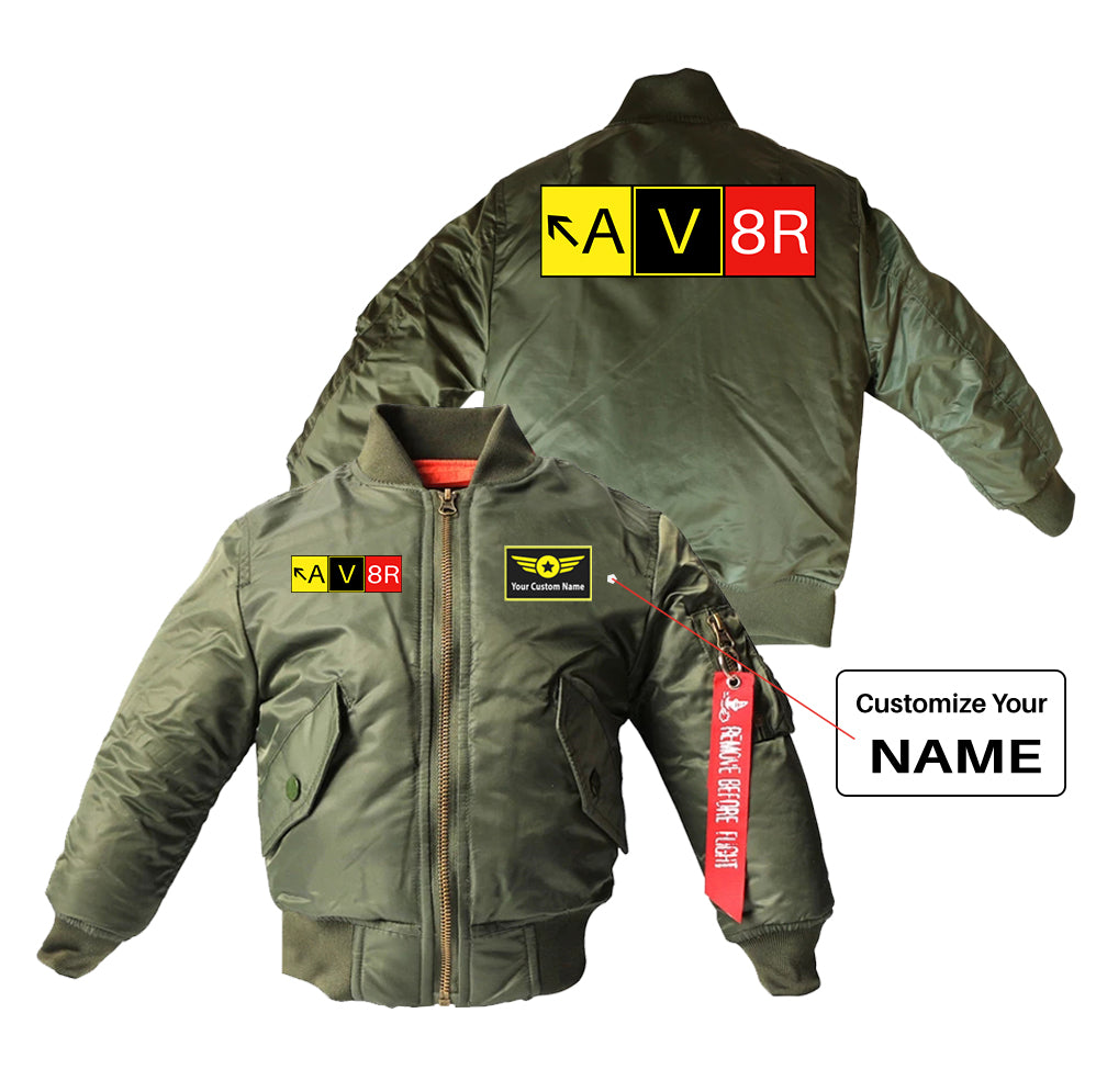 AV8R Designed Children Bomber Jackets
