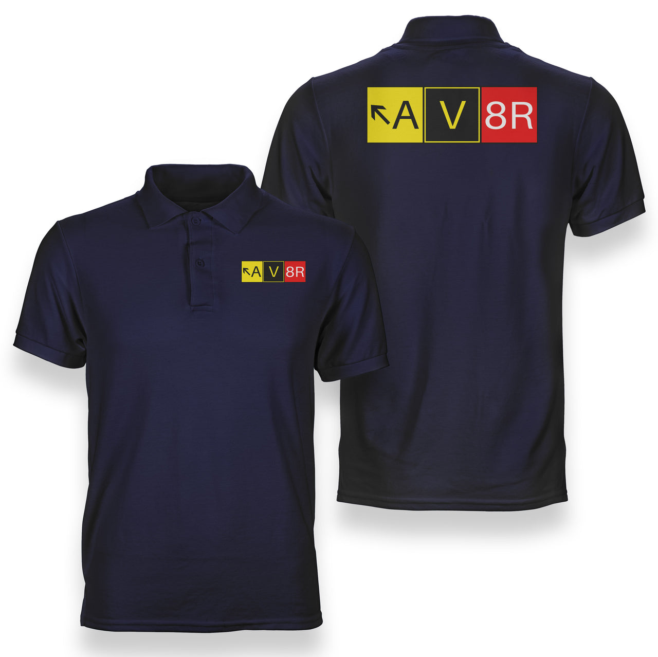 AV8R Designed Double Side Polo T-Shirts