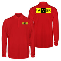 Thumbnail for AV8R Designed Long Sleeve Polo T-Shirts (Double-Side)