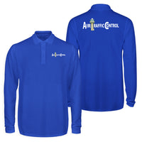 Thumbnail for Air Traffic Control Designed Long Sleeve Polo T-Shirts (Double-Side)