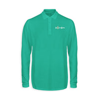 Thumbnail for Air Traffic Control Designed Long Sleeve Polo T-Shirts