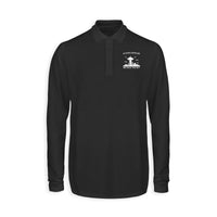 Thumbnail for Air Traffic Controllers - We Rule The Sky Designed Long Sleeve Polo T-Shirts